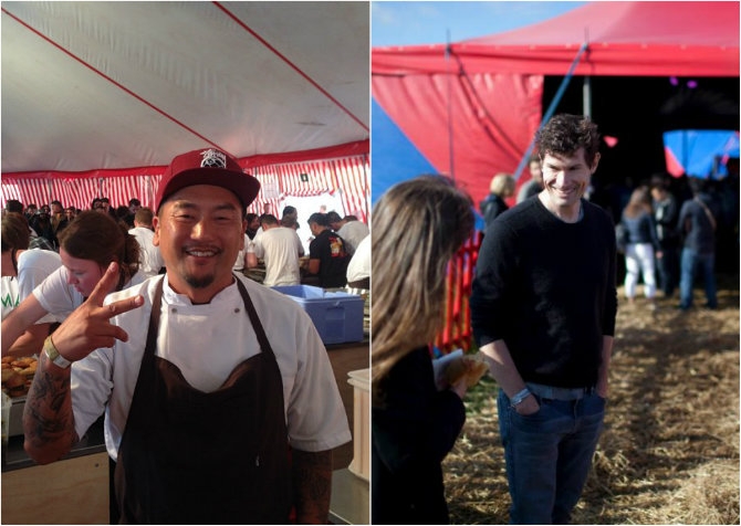 Roy Choi and Daniel Patterson Working on Fast Food Concept