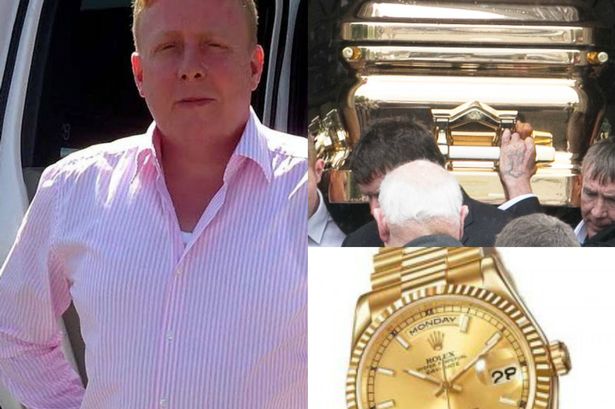 A golden goodbye: Slain crime boss Andy Connors buried in gold casket with …