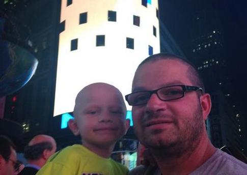 Times Square Lights Up in Gold for Childhood Cancer