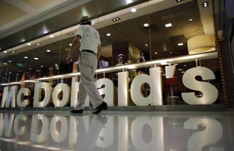 Food safety scare puts dent in McDonald's sales