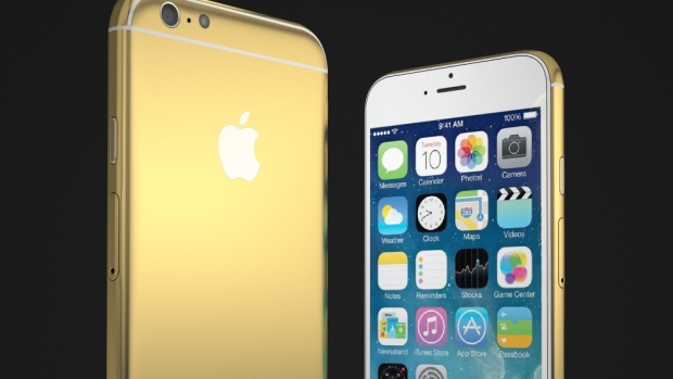 Gold iPhone 6 already up for sale