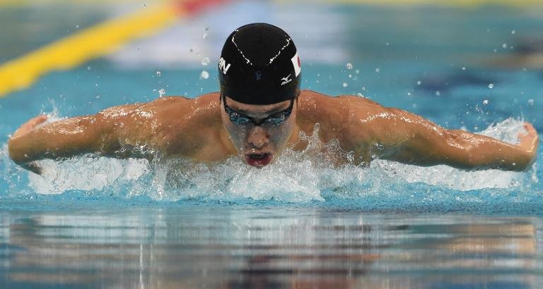 Japan star Hagino closes in on fourth Asian Games swim gold