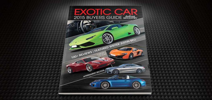 duPont REGISTRY's 2015 Exotic Car Buyers Guide