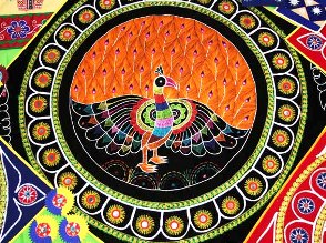 Odisha's applique art adds colour to Durga Puja decor in Kolkata