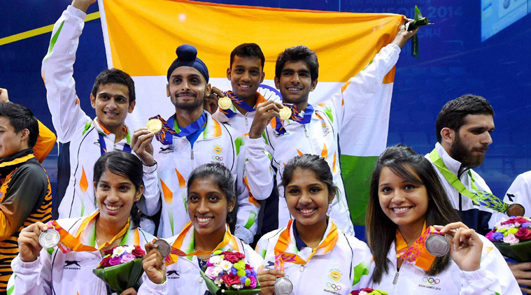 Men's team give India first ever gold in Asian Games squash, women's team bag …