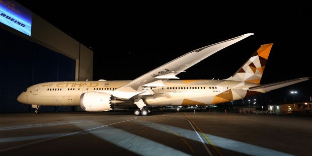 Etihad Launches Its First Boeing 787-9 Dreamliner Aircraft