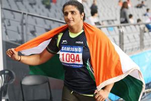 Asian Games: Discus thrower Seema Punia wins gold