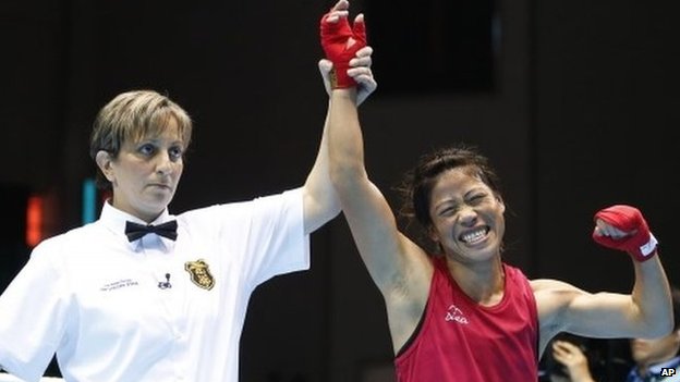 Indian boxer Mary Kom wins Asian Games gold in Incheon