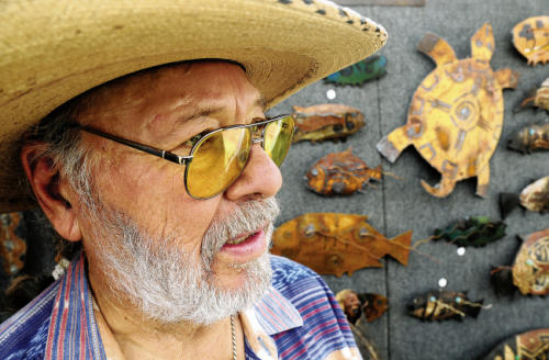 Sculptor Horatio Cordova is inspired by ancient artisans