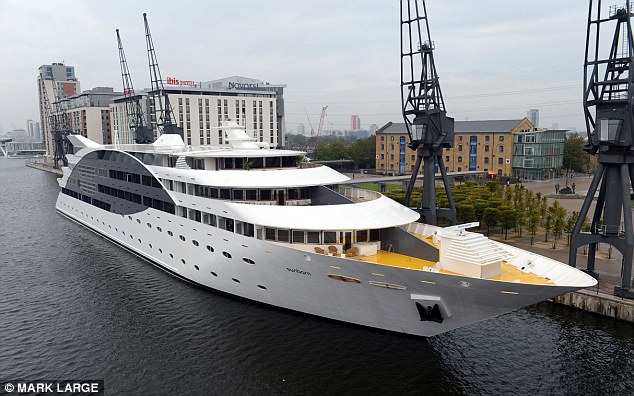 On board the spectacular Sunborn Yacht that is London's first floating hotel