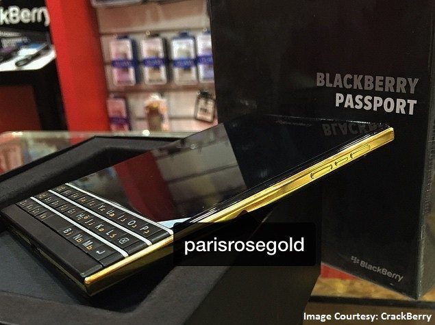BlackBerry's Passport might be trendier than expected, Gold Edition also coming
