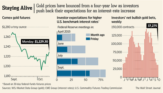 Gold Rises As Worries About World Economy Spur Safety Buying