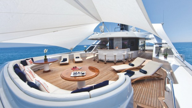 Sail away on a luxury yacht