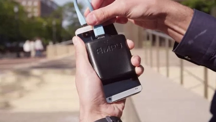 Jog and charge your smartphone with Ampy