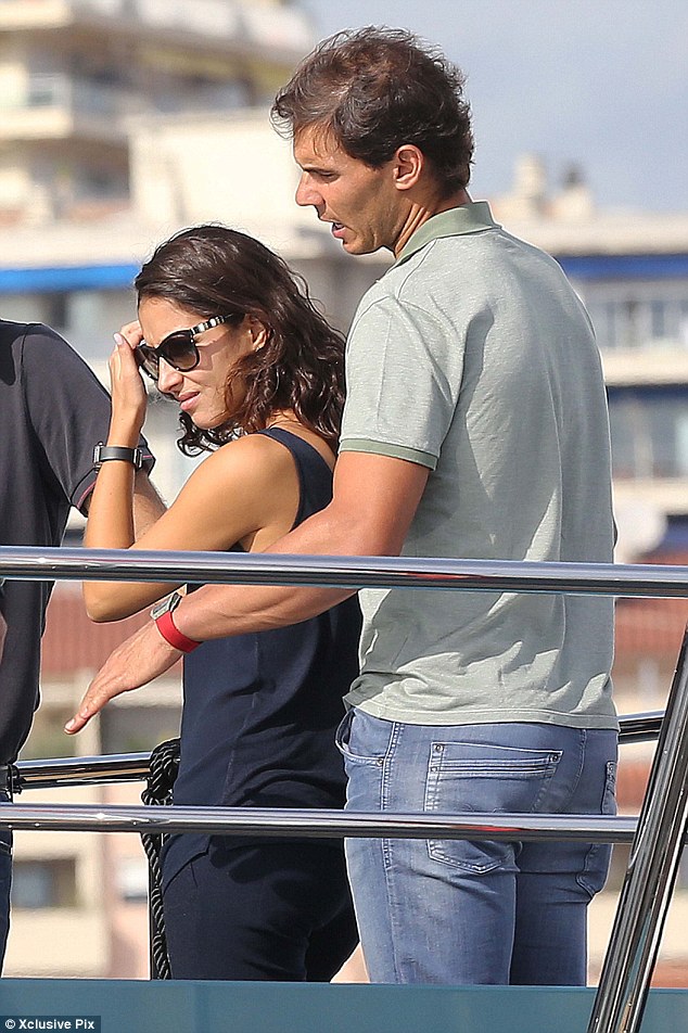 Rafael Nadal and girlfriend Xisca Perello go luxury yacht shopping in Cannes