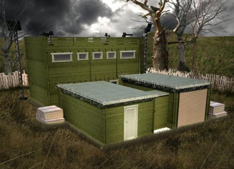 Zombie-proof log cabin has 10-year anti-zombie guarantee