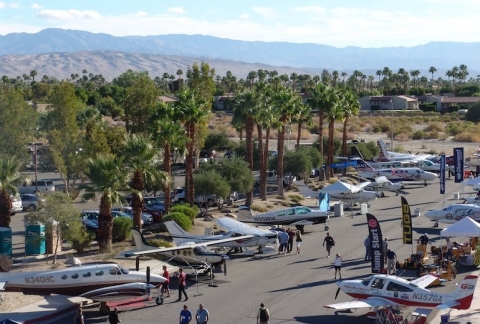 Parade of Planes Opens Flying Aviation Expo in Palm Springs