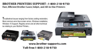 Brother Printer Technical Phone Number +1-800-218-9750