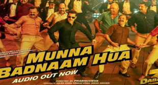 Munna Badnaam Hua Lyrics – Dabangg 3