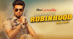 Singga New Song Robinhood Lyrics