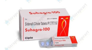 Buy Suhagra 100mg Tablet | Sildenafil Citrate at lowest price | Strapcart