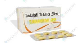 Tadarise 20mg : Reviews, Side effects, Price | Strapcart