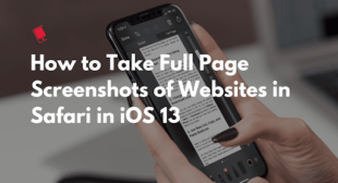 How to Take Full Page Screenshot in Safari on iPhone & iPad – Express Directory