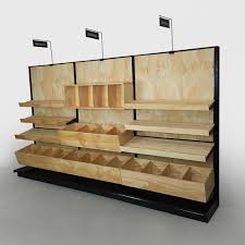 Wood Store Display Fixtures For Retails