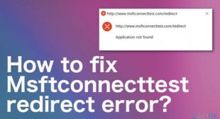 How to Fix msftconnecttest Redirect Error