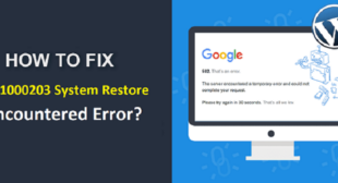 How to Fix 0x81000203 System Restore Encountered Error? – Webroot Safe