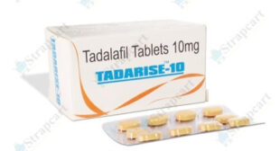 Tadarise 10 |Buy Tadarise tablets online |get 50 % off at strapcart