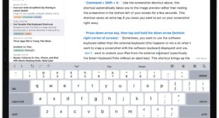 How to view a Hidden âCheat Sheetâ of Keyboard Shortcuts on Your iPad