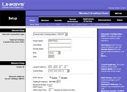 Linksys Router Configuration: General?