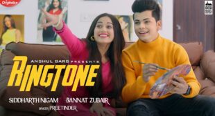 Ringtone lyrics-Preetinder | Jannat Zubair