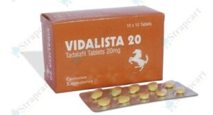 Vidalista 20, Tadalafil, Free Shipping- Strapcart