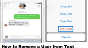 How to Remove a User from Text Message Group on iPhone?