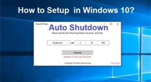 How to Setup Auto Shutdown in Windows 10?