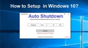 How to Setup Auto Shutdown in Windows 10?