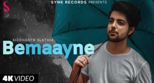 Siddharth Slathia – Bemaayne Lyrics
