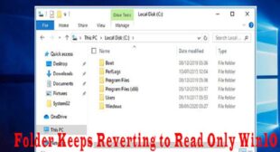 How to Fix Folder Keeps Reverting to Read Only on Windows 10? – McAfee.com/Activate