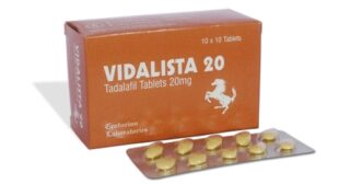 Vidalista –  medicine to treat erectile dysfunction