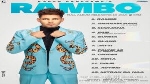 RAMBO LYRICS – Karan Randhawa