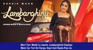 Lambarghinii Lyrics in Hindi – Barbie Maan