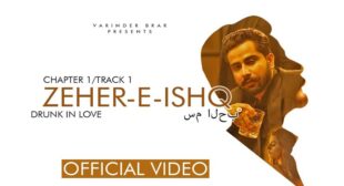 Lyrics of Zehar E Ishq by Varinder Brar