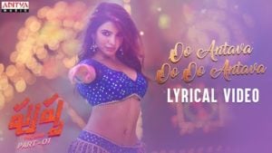 Oo Antava..Oo Oo Antava Lyrics – Pushpa