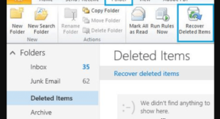 How to Recover Deleted Emails in Outlook?